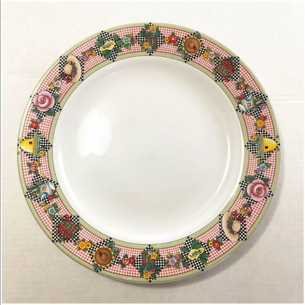 Sakura Mary Englebreit Garden Time Serving Dish 94